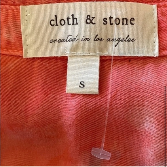 Cloth & Stone Pink Long Sleeve Button Down Shirt New - Picture 5 of 6